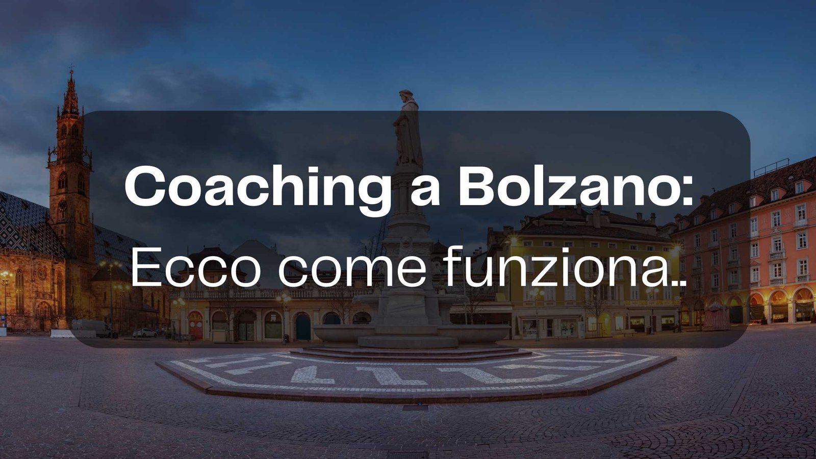 coach a Bolzano coach a Bolzano